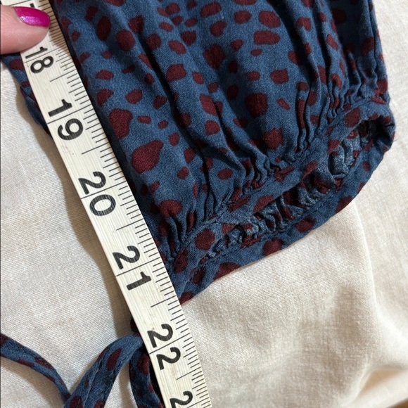 Kori Blue and Red Long Sleeve Dress Size M - Picture 7 of 9